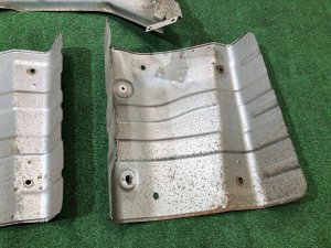 Exhaust heat shields SUBARU LEGACY OEM 59024AG071, 59024AG061 BP5 2004 EJ20X AT