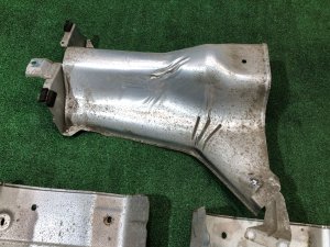 Exhaust heat shields SUBARU LEGACY OEM 59024AG071, 59024AG061 BP5 2004 EJ20X AT