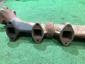 ท่อร่วมไอเสีย комплект ISUZU GIGA OEM 1-17141-218-0, 1-17141-219-0 CXZ82K1D 2007 12PE1